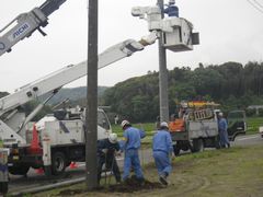 電柱工事