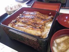 ［写真］君津・弥七の鰻重定食ランチ
