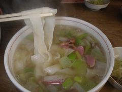 鴨きしめん in 館山・小芝