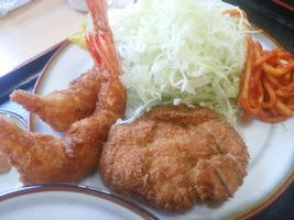 ミックス定食 in 君津・とんかつとことん