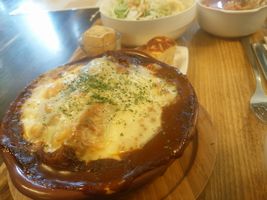 ロールキャベツグラタン in 袖ヶ浦・のうえんカフェ